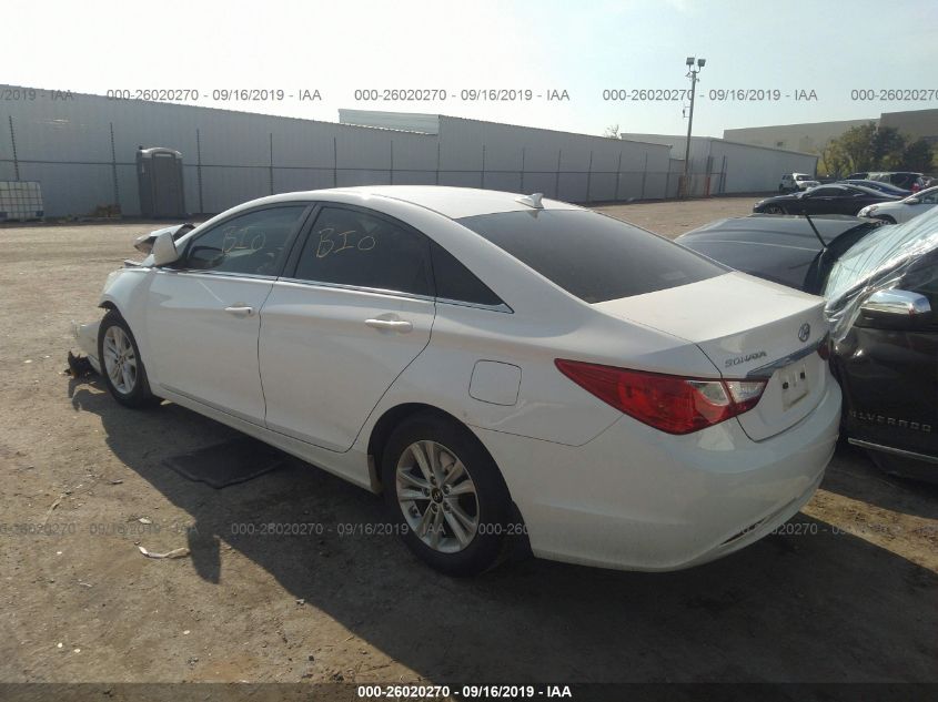 2013 HYUNDAI SONATA GLS 5NPEB4AC0DH588362