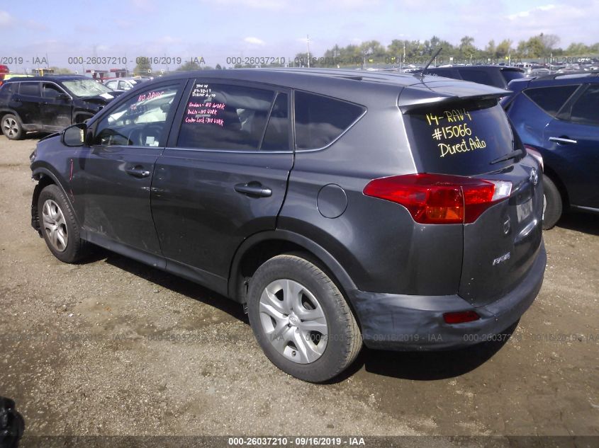 2014 TOYOTA RAV4 LE 2T3ZFREV3EW126385
