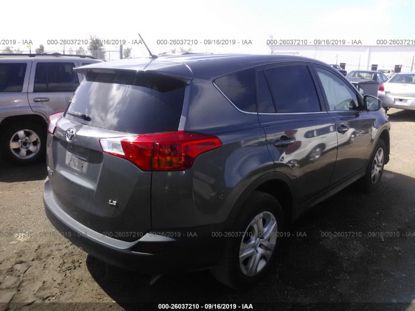 2014 TOYOTA RAV4 LE 2T3ZFREV3EW126385