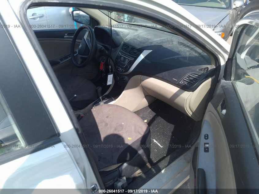 2015 HYUNDAI ACCENT GLS KMHCT4AE2FU933577