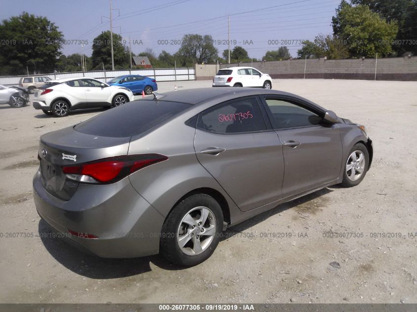 2015 HYUNDAI ELANTRA SE/SPORT/LIMITED 5NPDH4AE4FH645631