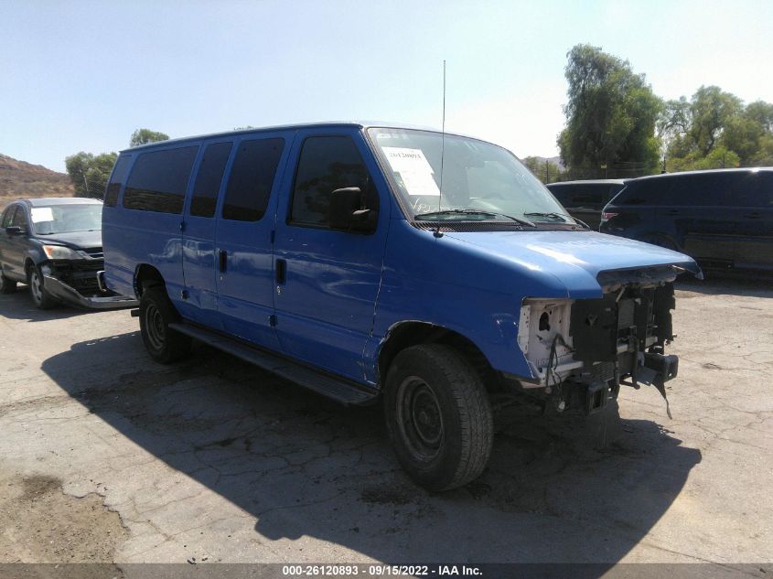 2013 FORD E-350 SUPER DUTY XLT - 1FDSS3BLXDDB07174