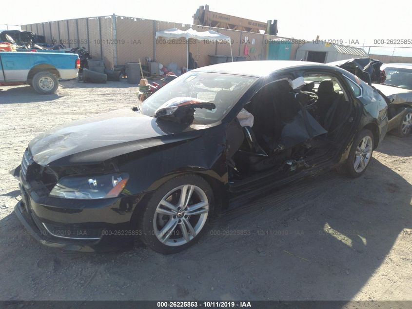 2014 VOLKSWAGEN PASSAT TDI SE W/SUNROOF 1VWBN7A35EC102974