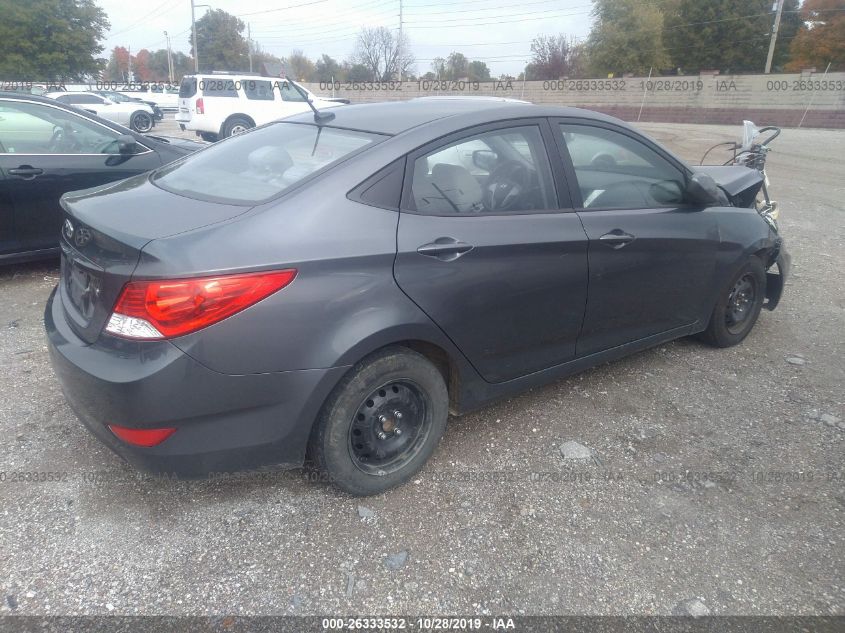 2013 HYUNDAI ACCENT GLS KMHCT4AE9DU403846