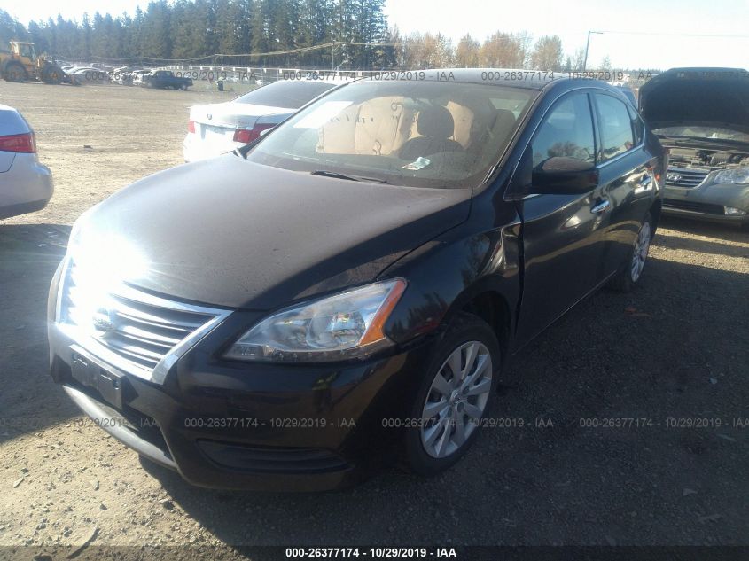 2015 NISSAN SENTRA SR/SL/S/SV/FE+ S 3N1AB7AP0FY255509