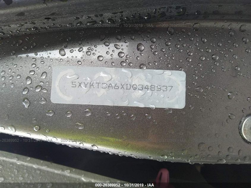 2013 KIA SORENTO LX 5XYKT3A6XDG348537