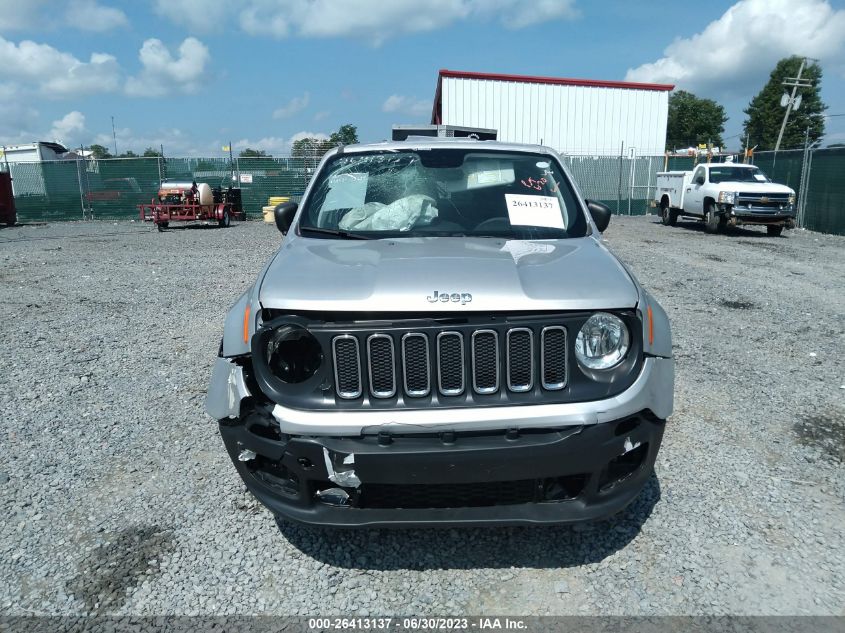 2018 JEEP RENEGADE SPORT ZACCJBAB3JPJ58055