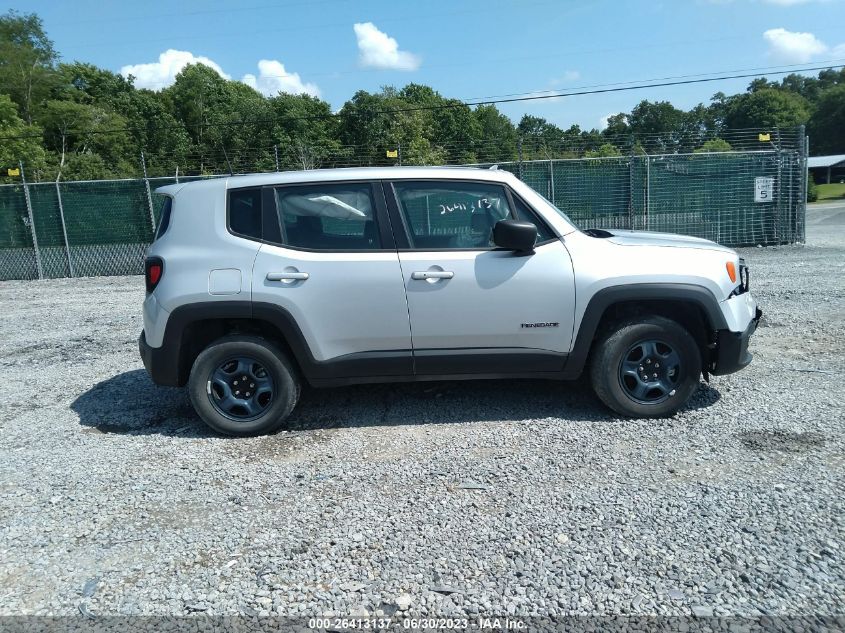 2018 JEEP RENEGADE SPORT ZACCJBAB3JPJ58055