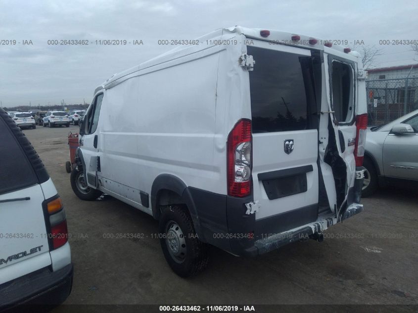 2017 RAM PROMASTER CARGO VAN 3C6TRVAG6HE516840