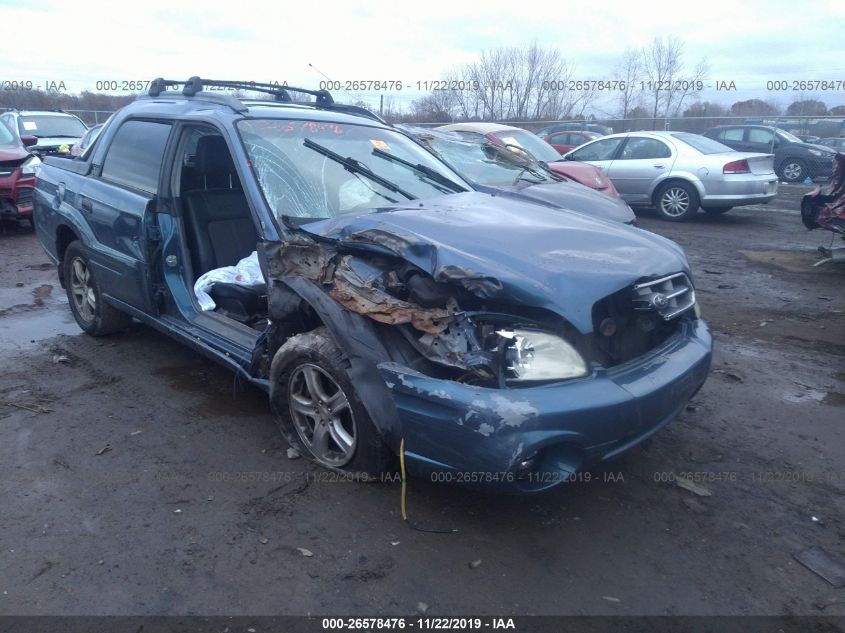 2006 Subaru Baja 26578476 Iaa Insurance Auto Auctions