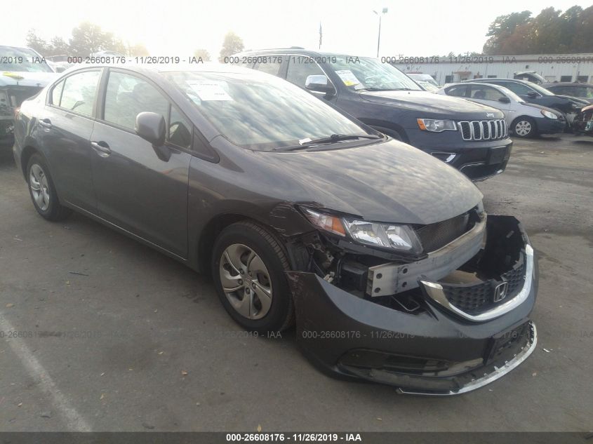 2013 HONDA CIVIC SDN LX 19XFB2F54DE219057