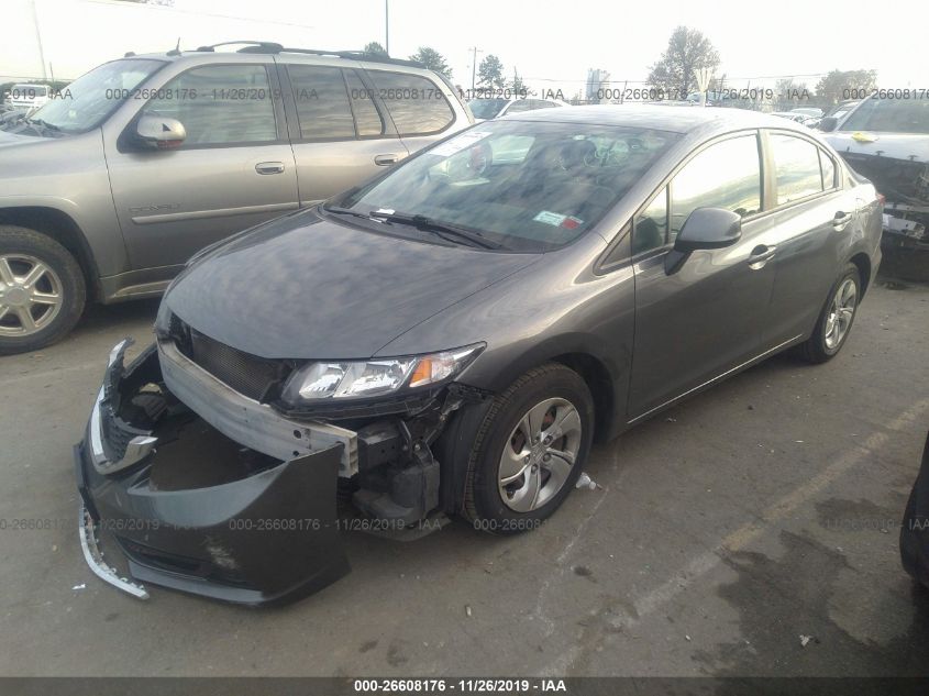 2013 HONDA CIVIC SDN LX 19XFB2F54DE219057