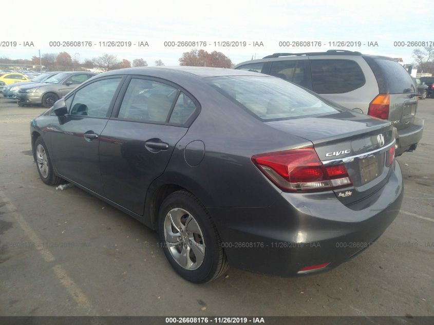 2013 HONDA CIVIC SDN LX 19XFB2F54DE219057
