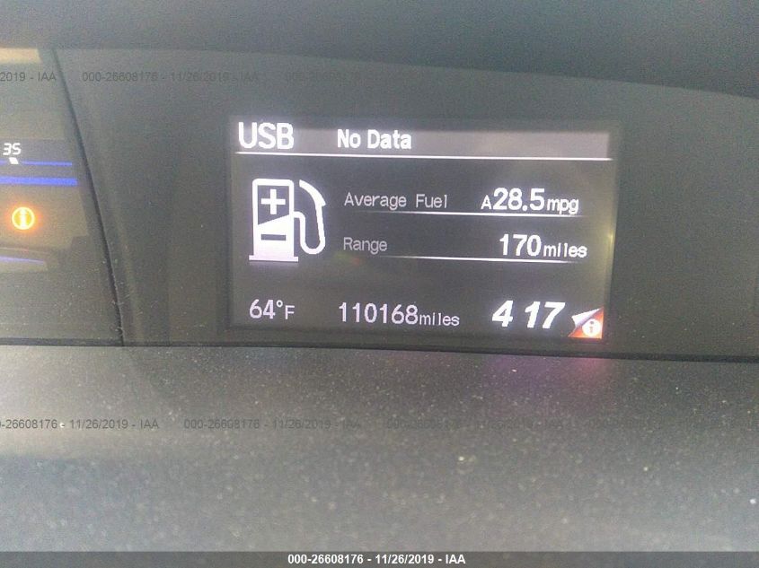 2013 HONDA CIVIC SDN LX 19XFB2F54DE219057