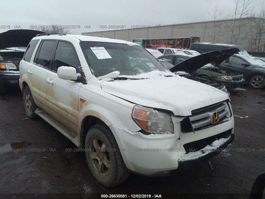 2007 Honda Pilot Exl For Auction Iaa