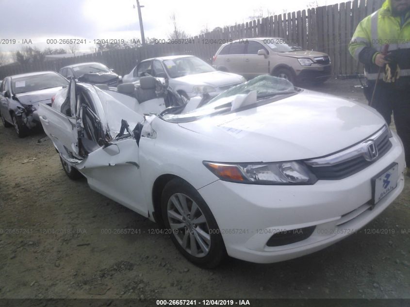 2012 Honda Civic Exl For Auction Iaa