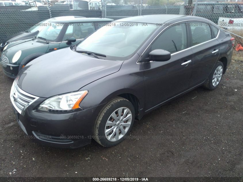 2014 NISSAN SENTRA S 3N1AB7AP1EY276707