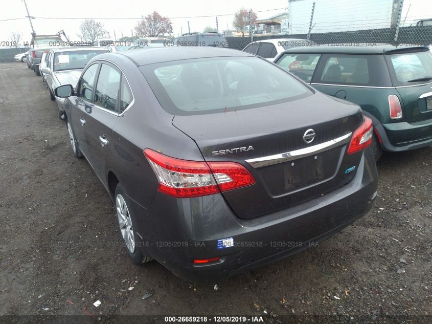 2014 NISSAN SENTRA S 3N1AB7AP1EY276707