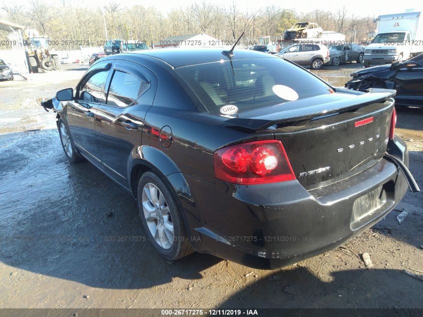 2013 DODGE AVENGER R/T 1C3CDZBG7DN637156