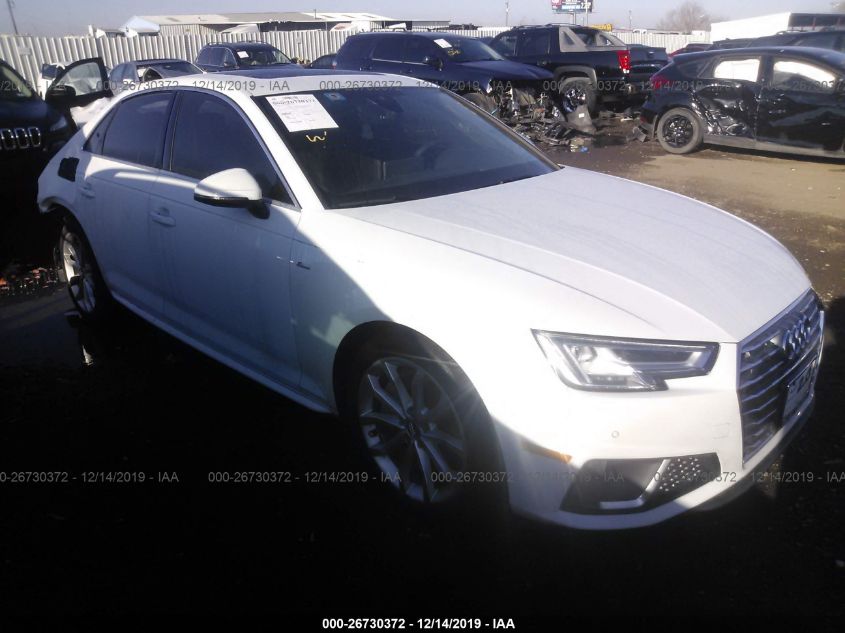 2019 Audi A4 Premium Plus For Auction Iaa