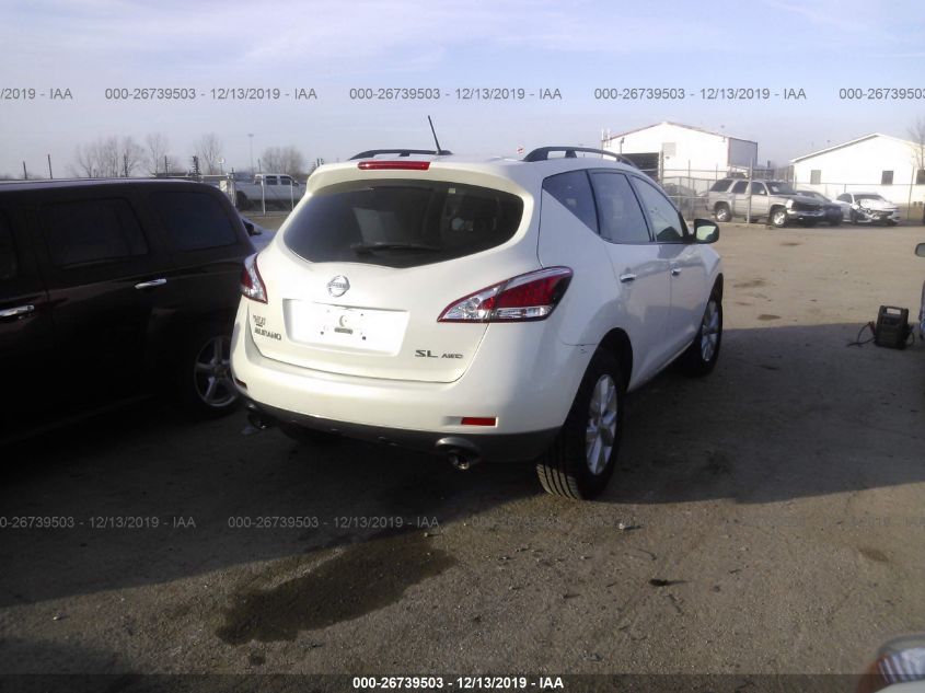 2013 NISSAN MURANO SL JN8AZ1MW3DW317194