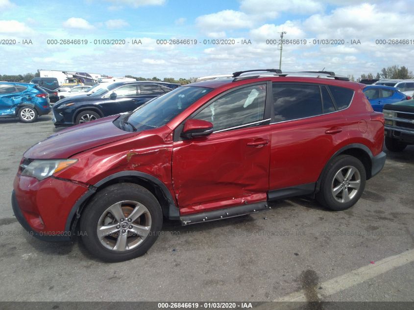 2015 TOYOTA RAV4 XLE 2T3WFREV3FW179866