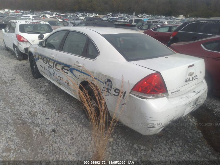 2013 CHEVROLET IMPALA POLICE 2G1WD5E32D1257923