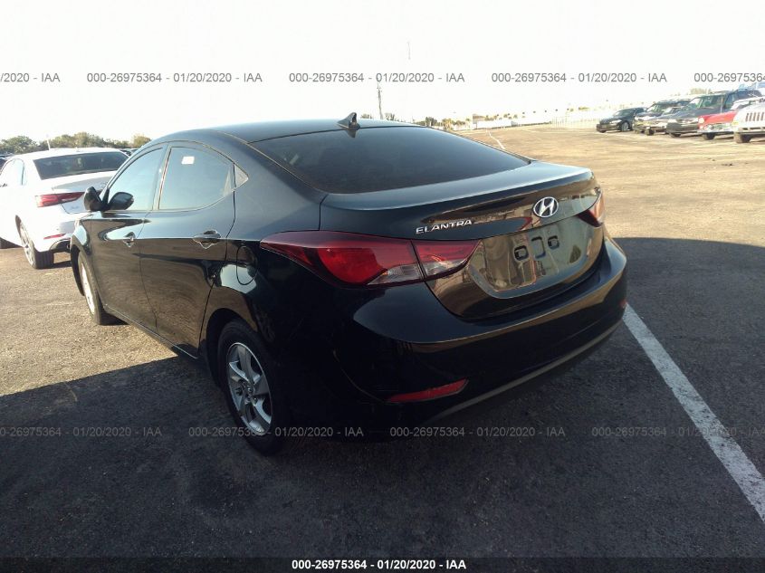 2014 HYUNDAI ELANTRA SE/SPORT/LIMITED KMHDH4AE8EU176690