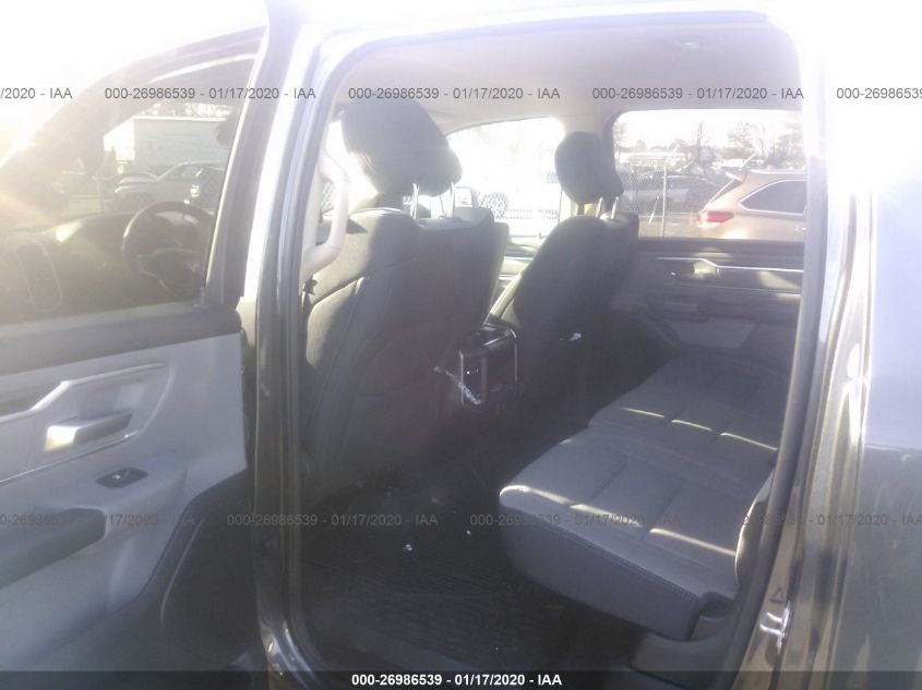 2019 RAM 1500 BIG HORN/LONE STAR 1C6SRFFT1KN626981