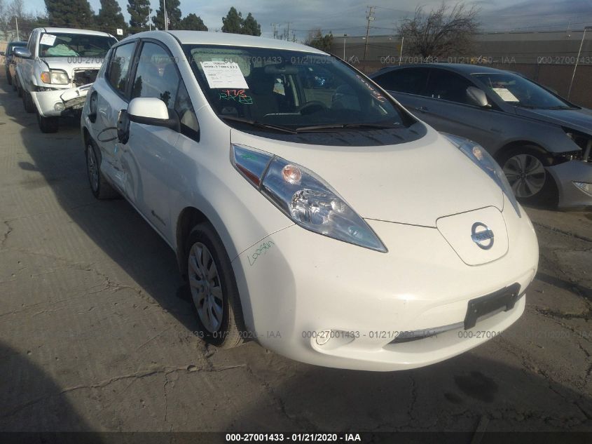 2016 Nissan Leaf S For Auction Iaa