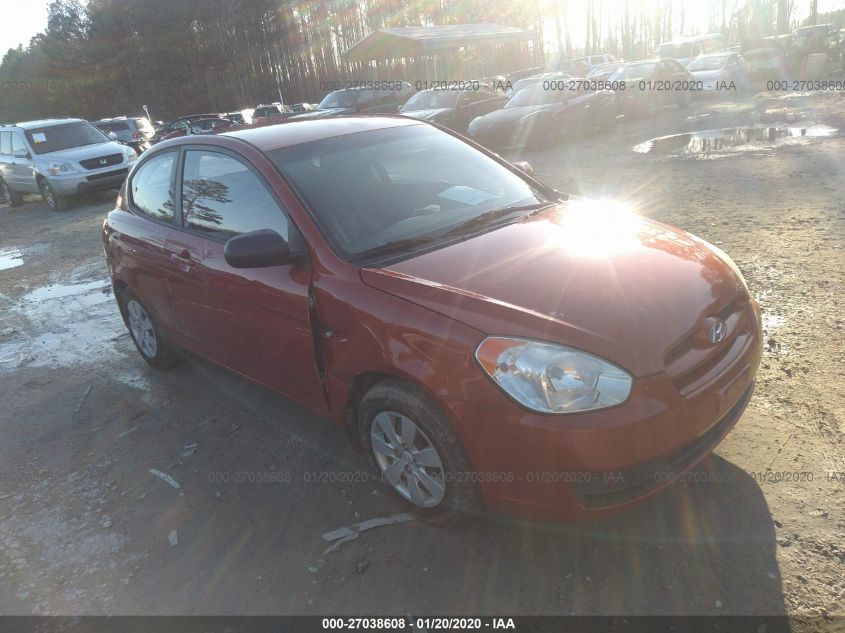 2010 Hyundai Accent Blue Gs For Auction Iaa