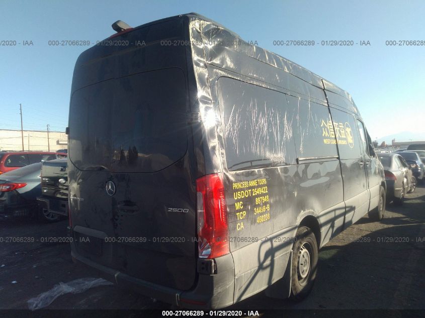 2019 MERCEDES-BENZ SPRINTER 2500 HIGH ROOF I4 - WDZPF1ED1KT015039