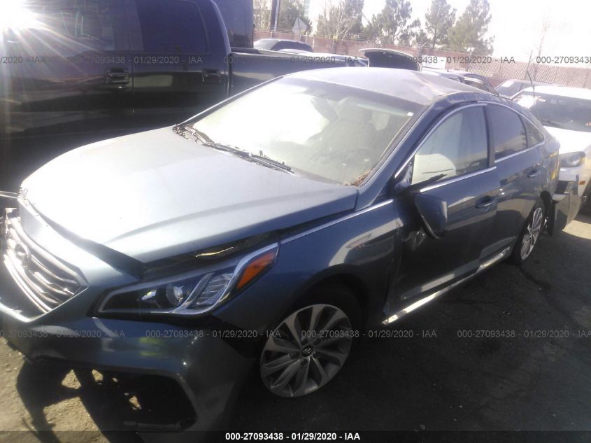 2015 HYUNDAI SONATA 2.4L SPORT 5NPE34AF4FH253728