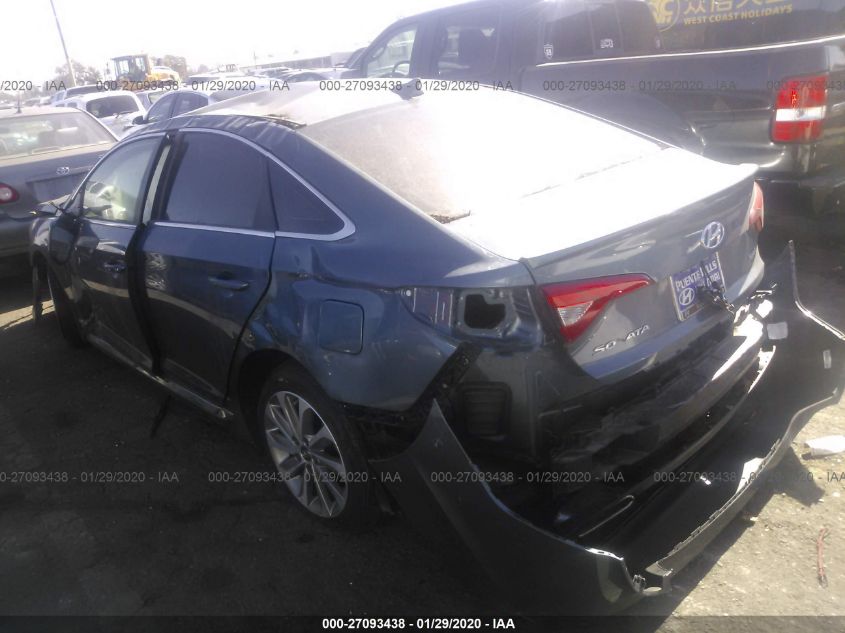 2015 HYUNDAI SONATA 2.4L SPORT 5NPE34AF4FH253728