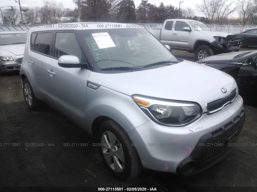 2016 KIA SOUL KNDJN2A27G7822331