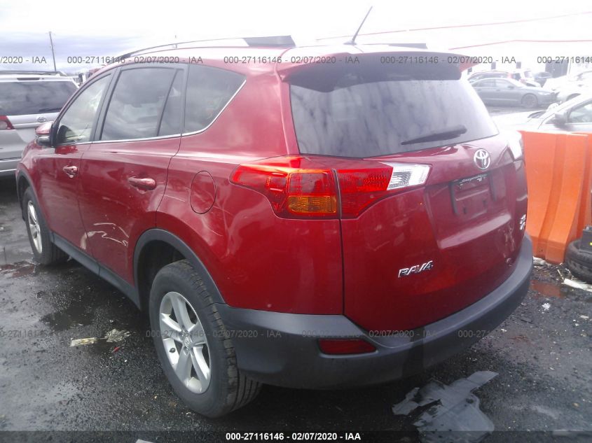 2013 TOYOTA RAV4 XLE JTMRFREV7DD027242