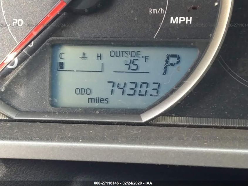2013 TOYOTA RAV4 XLE JTMRFREV7DD027242