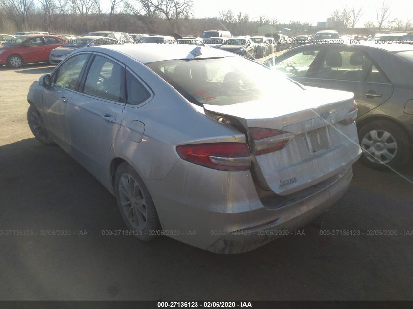 2019 FORD FUSION HYBRID SEL 3FA6P0MUXKR139726