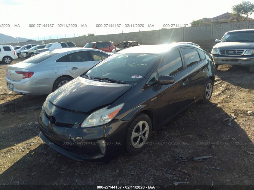 2013 TOYOTA PRIUS JTDKN3DU6D1695626