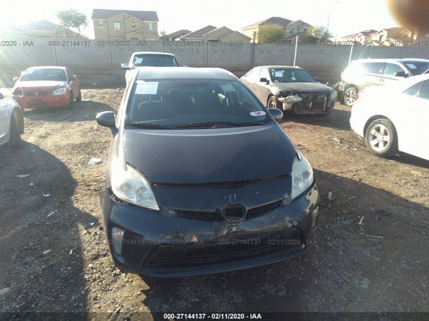 2013 TOYOTA PRIUS JTDKN3DU6D1695626