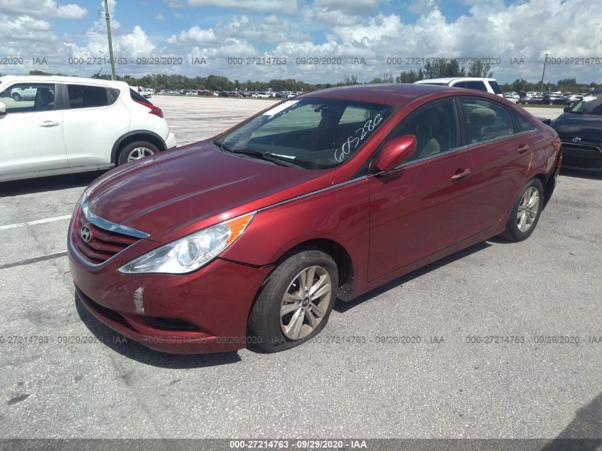 2013 HYUNDAI SONATA GLS 5NPEB4AC9DH605286