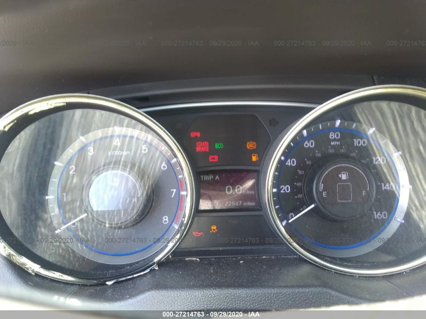 2013 HYUNDAI SONATA GLS 5NPEB4AC9DH605286
