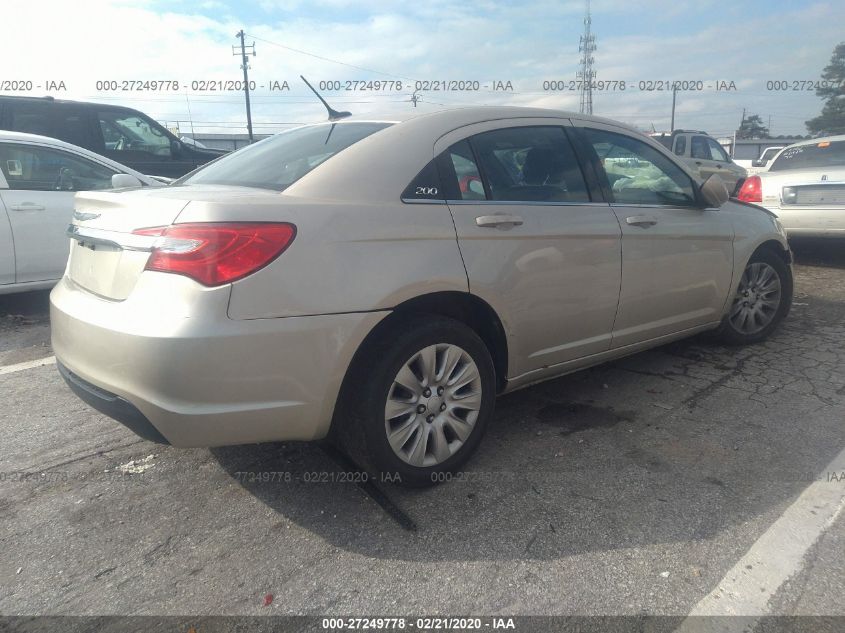 2014 CHRYSLER 200 LX 1C3CCBAB2EN214048