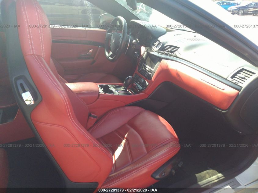 2013 MASERATI GRANTURISMO SPORT/MC STRADALE ZAM45VLA8D0068634