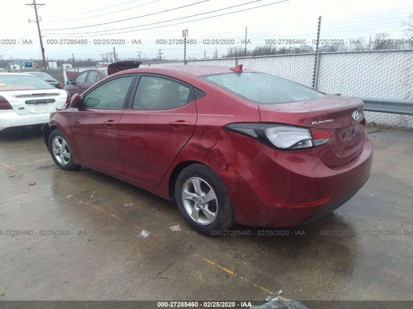 2014 HYUNDAI ELANTRA SE 5NPDH4AE0EH488341
