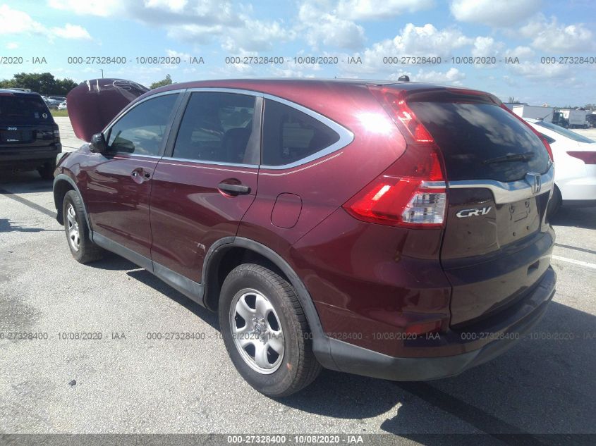 2015 HONDA CR-V LX 2HKRM3H32FH528534