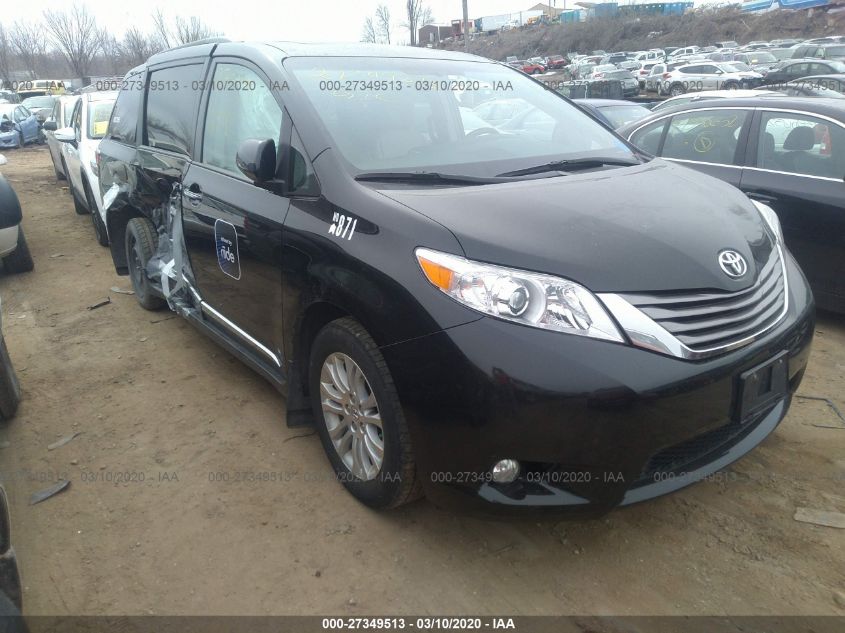 2016 TOYOTA SIENNA XLE/XLE AAS/LTD 5TDYK3DC4GS744940