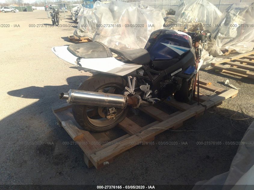 2005 SUZUKI GSX-R600 K JS1GN7CA552101151