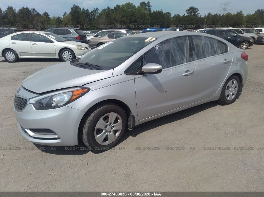 2015 KIA FORTE LX KNAFK4A6XF5330736