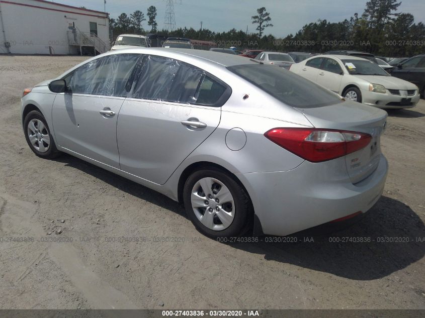 2015 KIA FORTE LX KNAFK4A6XF5330736